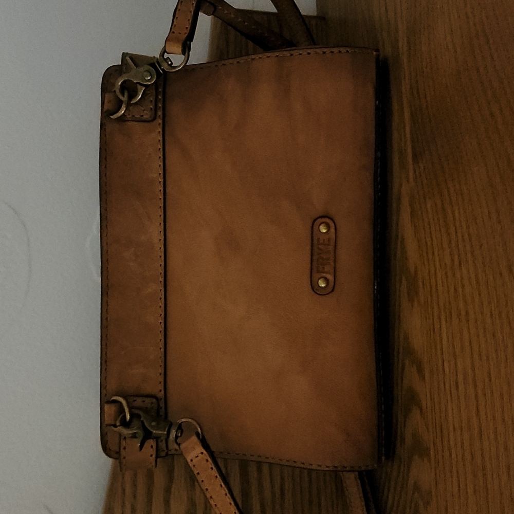 Frye Tan Leather Crossbody Bag - Picture 3 of 14